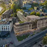 44 apartments with spacious terraces will be built in the center of Vilnius