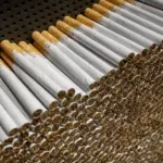 Police found 20,000 packs of cigarettes in a car stopped in Tauragė district