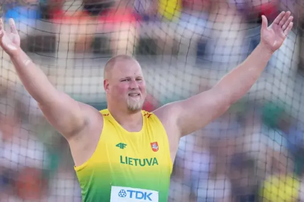 Still has it: Andrius Gudžius surprised with an amazing result