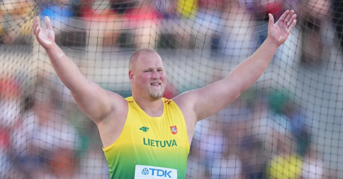 Still has it: Andrius Gudžius surprised with an amazing result