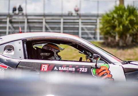 Lithuanian racer Aurimas Bakchis won the 'Formula Drift' stage in Orlando