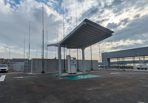 Hydrogen parking lot in Klaipėda Port