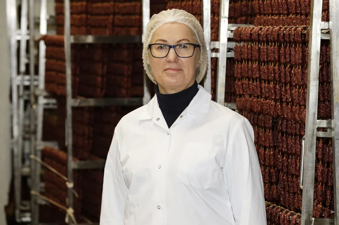 „Rivona“ meat technologist Daiva Vaišvilienė / Teodoras Biliūnas photo.