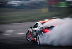 Lithuanian racer Aurimas Bakchis won the 'Formula Drift' stage in Orlando