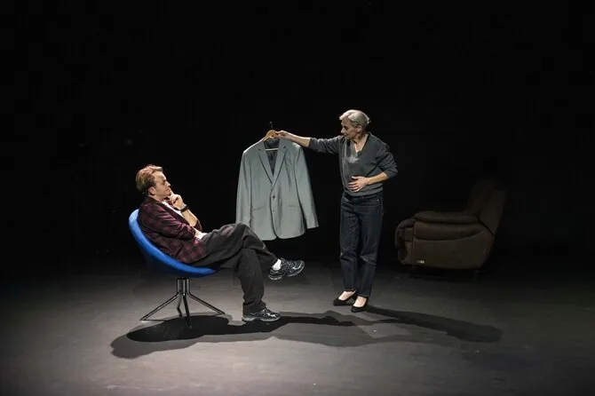 Photo by Rokas Morkūnas/Scene from the play „Stand-up for Meaning and Meaninglessness“