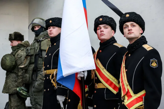Russian soldiers / Sergei Fadeichev / ZUMAPRESS.com