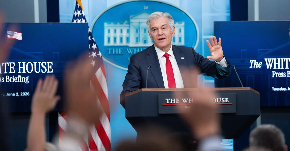 The "doctor Oz" working in the US administration called Donald Trump's health "impressive"