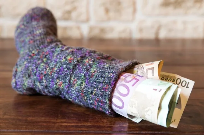 123RF.com photo/Money in a sock