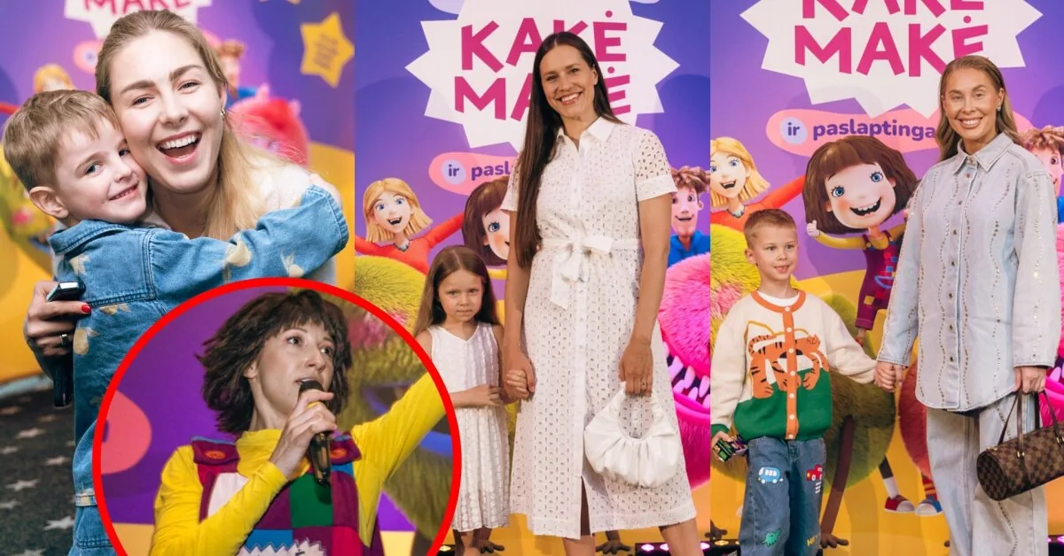 Kakė Makė invited to a never-before-seen spectacle: at the premiere – famous mothers with children