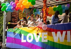 LGBT community march