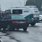 In Alytus, a car driven by an elderly man hit a pedestrian; she did not survive