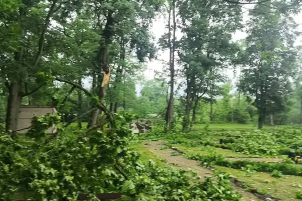 Announces the consequences of the recent storm: sends an important message to residents