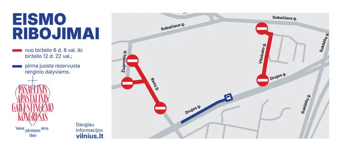 Savivaldybės nuotr./Eismo ribojimai Vilniuje, Vilniuje vyks 6-asis Pasaulinis Apaštalinis Gailestingumo kongresas
