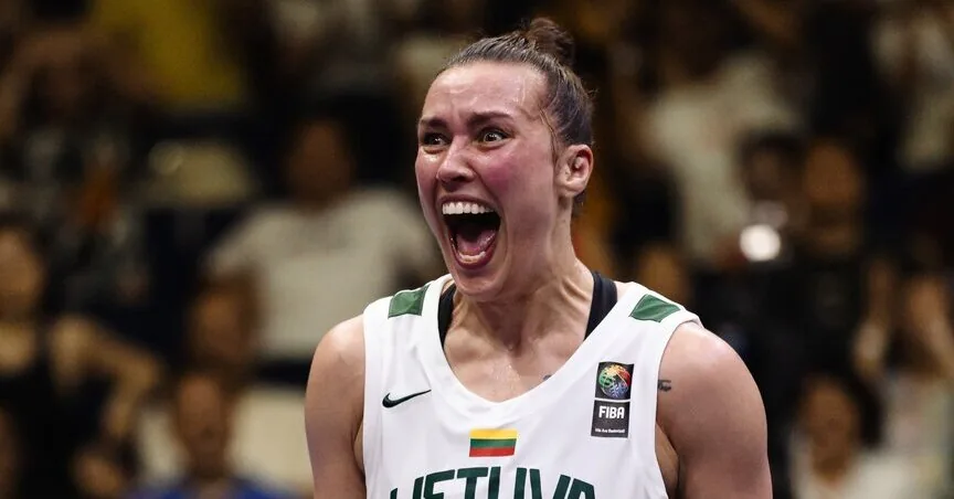 Nacickaitė snatched a resounding victory for the Lithuanian team at the start of the World Championship