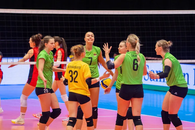 CEV nuotr./Lietuvos moterų tinklinio rinktinė