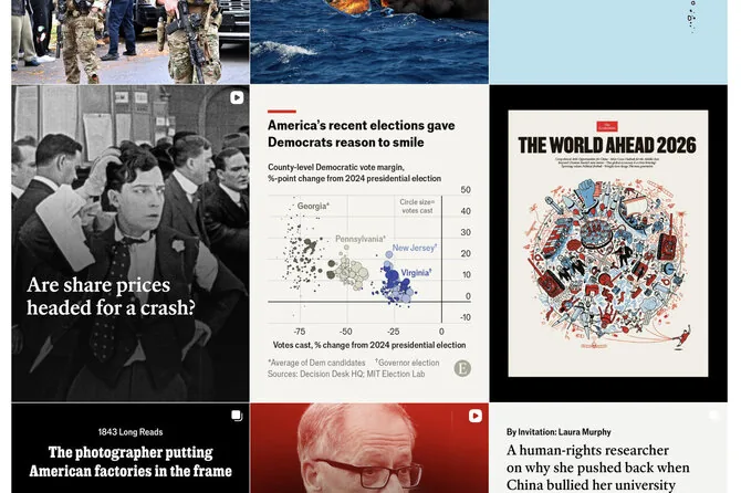 Screenshot from Instagram/The Economist did not have a cover depicting a person with a devil's head