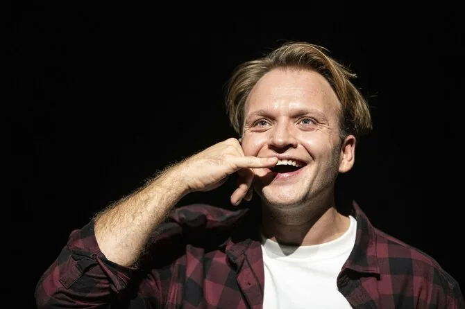 Photo by Rokas Morkūnas/Scene from the play „Stand-up for Meaning and Meaninglessness“
