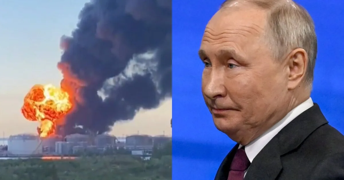 Blow to Putin: Saint Petersburg welcomes an important economic forum with explosions and black smoke