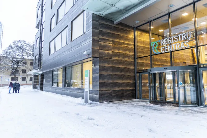 Irmantas Gelūnas / BNS photo / Renovated Centre of Registers customer service unit in Vilnius