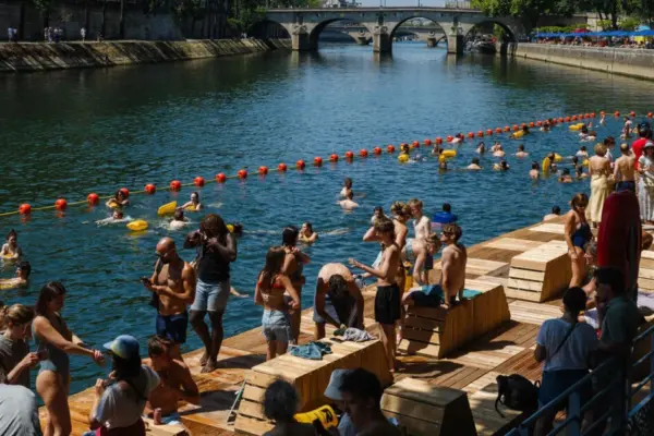 Parisians will be able to swim in the Seine river again this summer