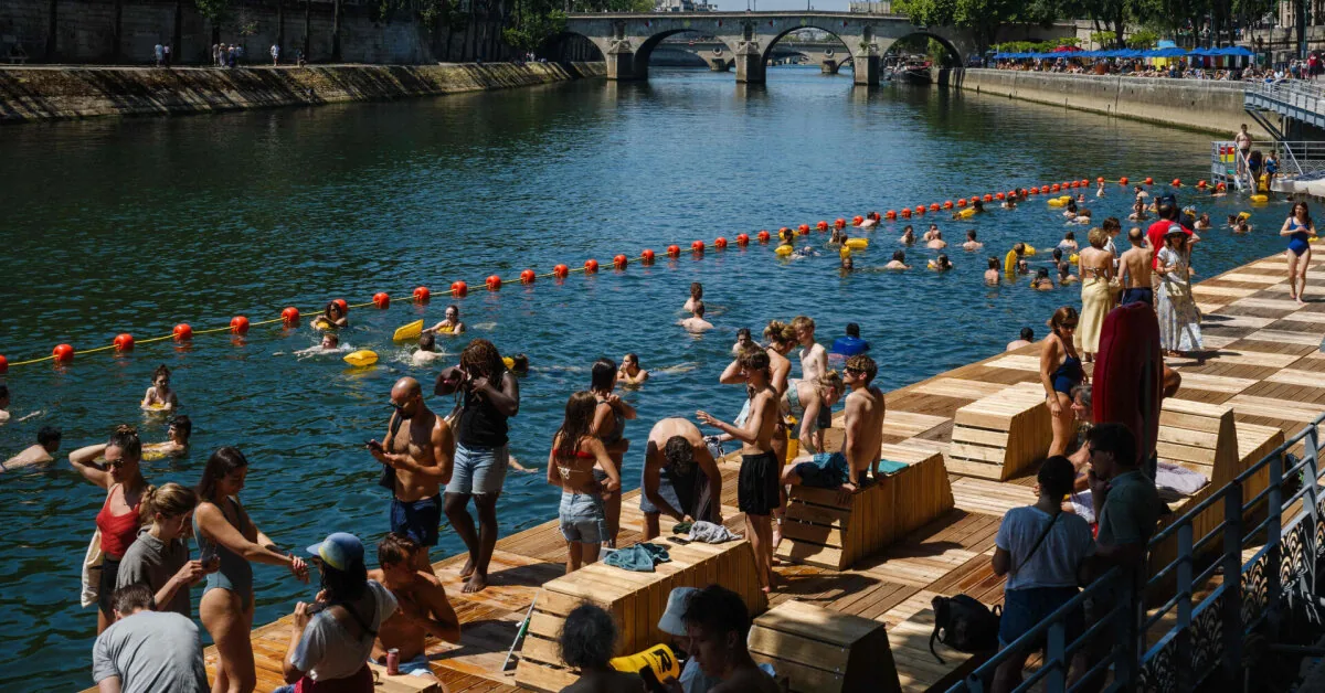 Parisians will be able to swim in the Seine river again this summer