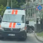 An electric bicycle rider was injured in a collision with a car in Vilnius