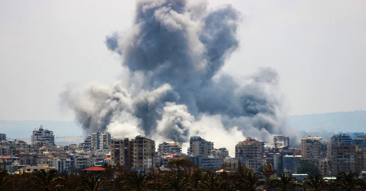 Libanas: damage to the hospital in Tyre caused by the Israeli strike