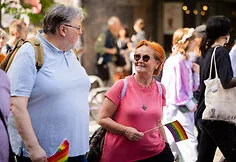 LGBT community march