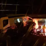 Naujosios Zelandijos sostinėje nuo bėgių nuvažiavus traukiniui sužeisti šeši žmonės