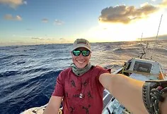 Aurimas Valujavičius's journey across the Atlantic