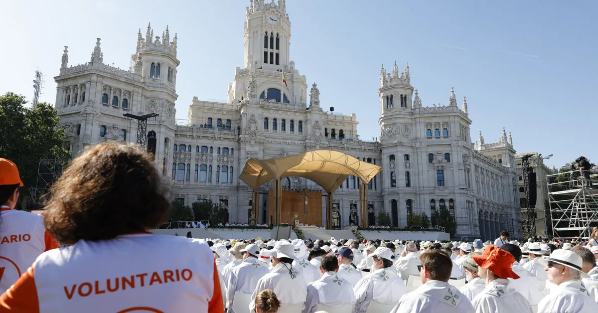 More than 1.2 million people at Pope Leo XIV's mass in Madrid