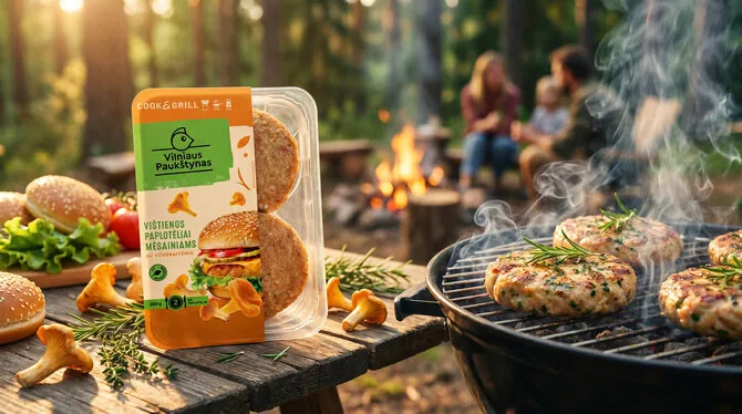 Manufacturer's photo/Vilniaus paukštynas products for the grill season