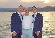 Ralf Schumacher and Étienne Bousquet-Cassagne's wedding moment