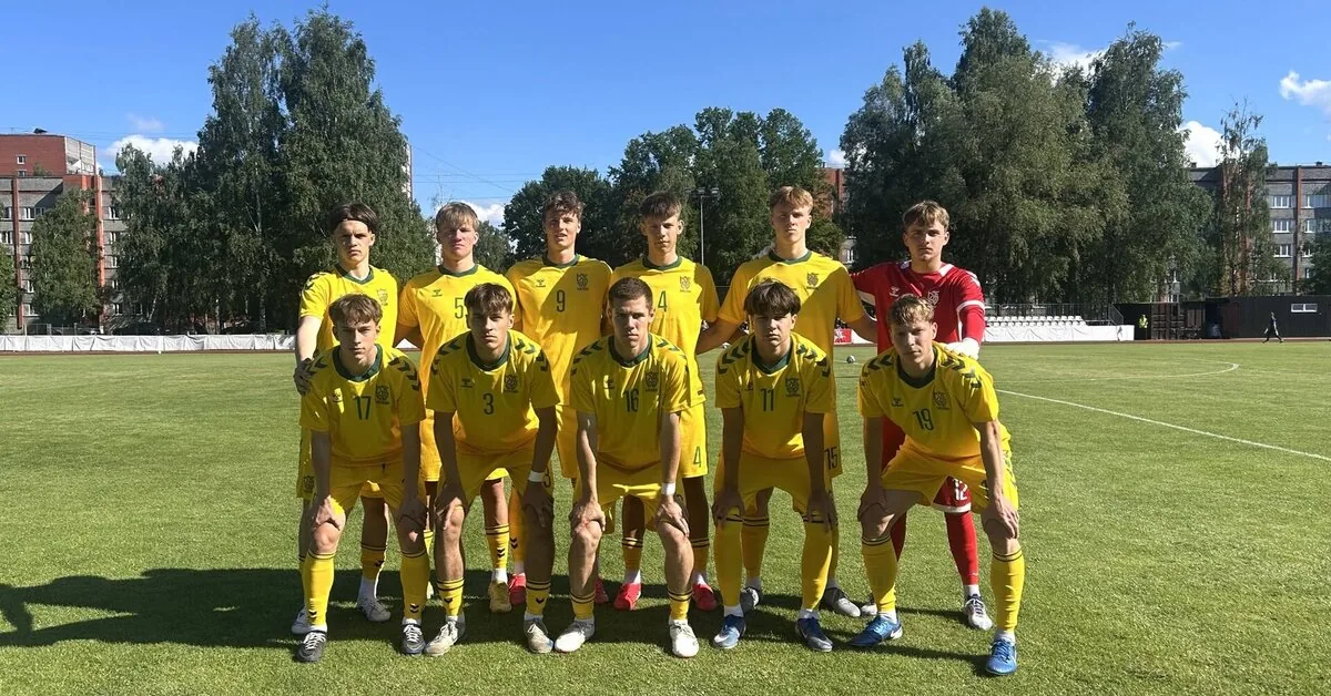 Lithuanian football youth lost to Estonians
