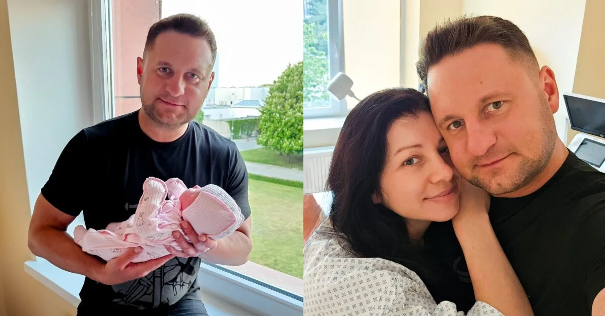 Andrius Rimiškis's wife Vaida gave birth to their 3rd daughter: revealed the name – it is unique
