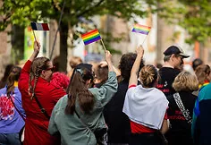 LGBT community march