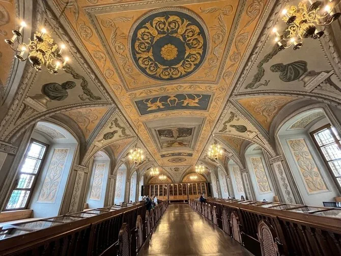 Press release photo by authors/Interiors from the time of the Grand Duchy of Lithuania show them to have been an integral part of Western Europe. Vilnius University Library