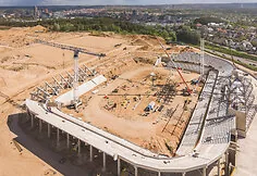Progress of the National Stadium Construction