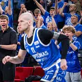 First small final match: Klaipėda "Neptūnas" – Panevėžys "Lietkabelis". Arnas Velička