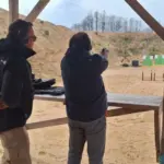 Dalius, who founded the shooting range, has to 'bring people down to earth': 'They imagine they'll shoot like John Wick'