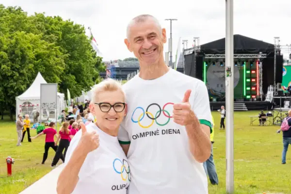 Olympic Day started on Kaunas Nemunas Island