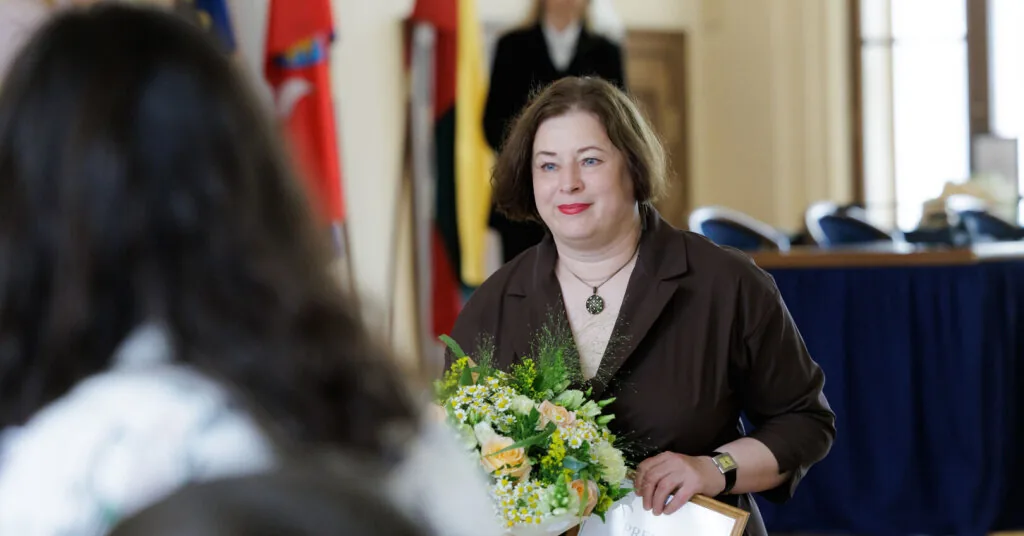 Česlovas Kudaba Award presented to landscape geographer Giedrė Godienė