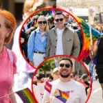 A host of famous faces at the vibrantly colored 'For Equality' march in Vilnius