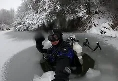 One of the most memorable dives – in his native Strėva