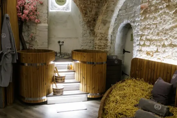 History reborn in Vilnius Old Town's cellars: Lithuania's first non-alcoholic beer SPA opened its doors