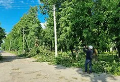 Antanavas Manor Park devastated by a whirlwind