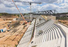 Progress of the National Stadium Construction