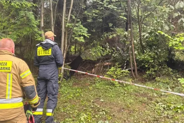 After long and difficult searches in the Polish mountains – a gruesome find: a crashed helicopter disintegrated