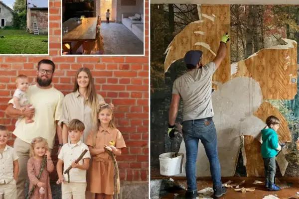 Revived a century-old house in Šilutė: The story of Povilas, father of 6 children, will inspire many