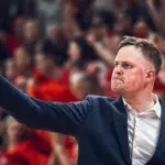 Friends' ode to Eglinskas, who is writing a basketball epic: "God leads him by the hand"